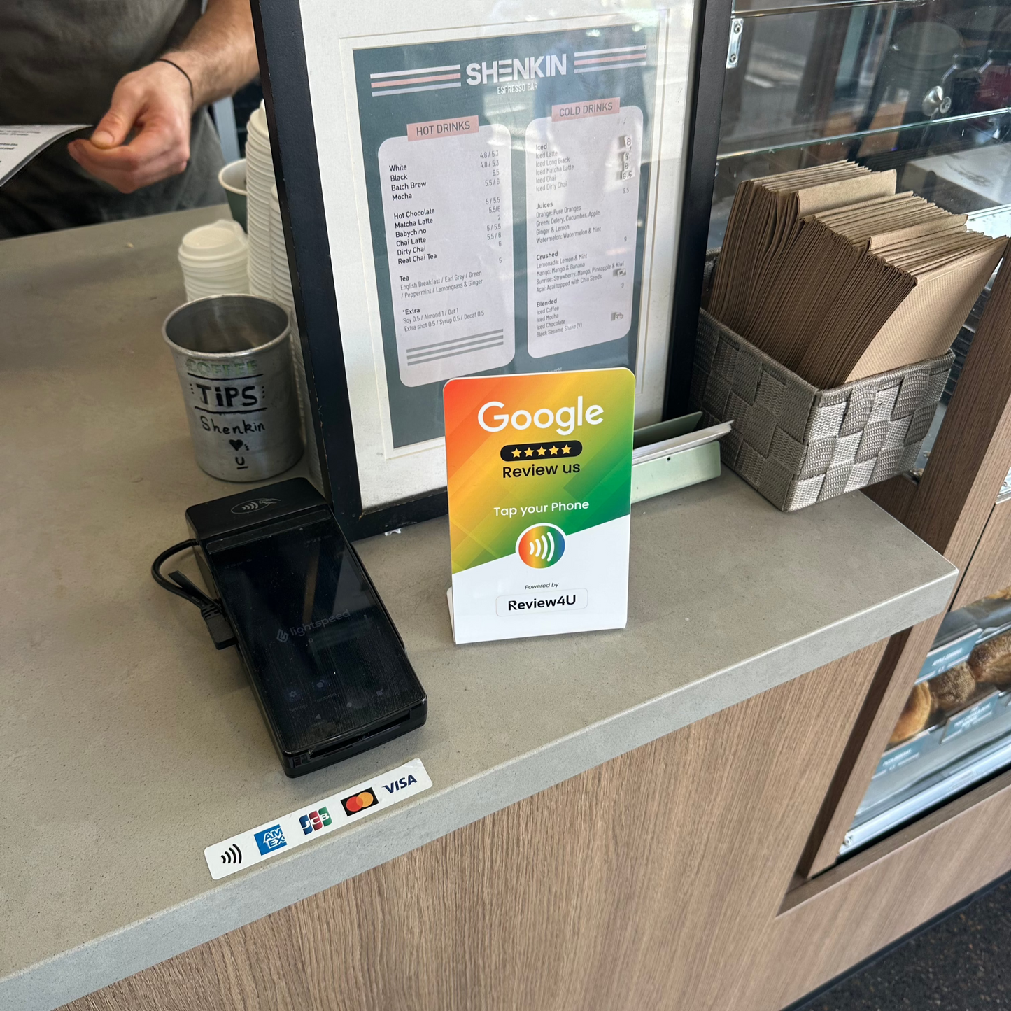 Google Review Stand